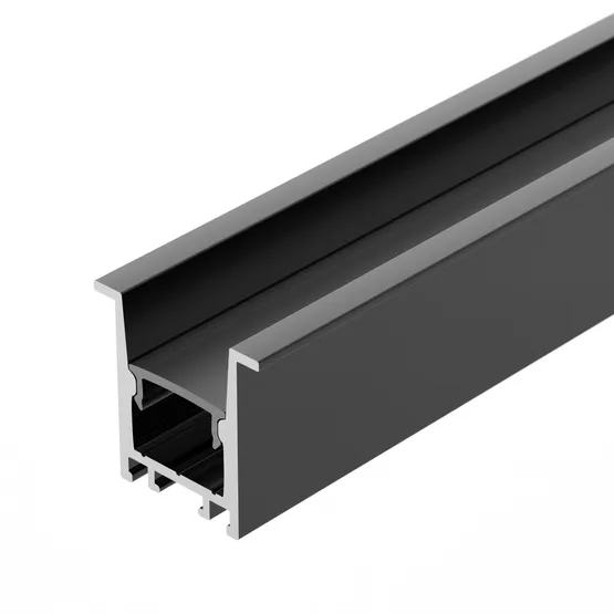 Фото #2 товара Профиль SL-COMFORT-2322-F-2000 ANOD BLACK (Arlight, Алюминий)
