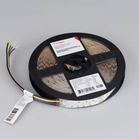 Фото #3 товара Светодиодная лента RT-AM360-12mm 24V RGBW-MIX (24 W/m, IP20, 2835/2210, 5m) (Arlight, RGB-CCT, RGB-MIX, RGB-White MIX)