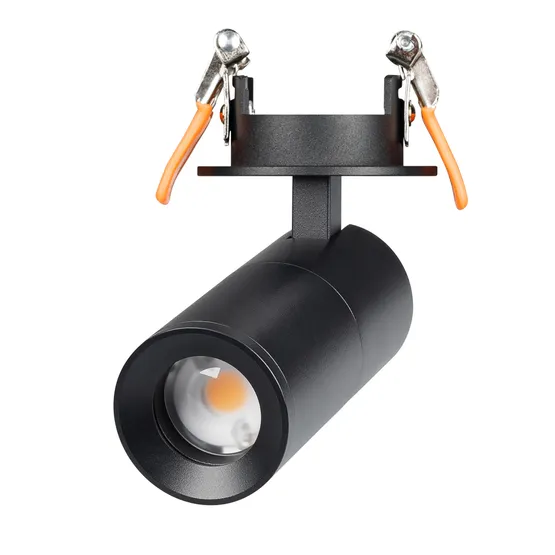Фото #1 товара Светильник LGD-ARTEMIS-BUILT-FLAP-R55-12W Warm2700 (BK, 8-80 deg, 230V) (Arlight, IP20 Металл, 5 лет)
