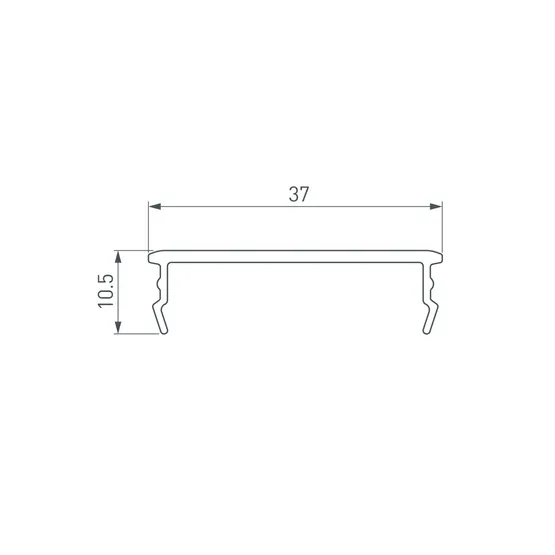 Фото #2 товара Экран IP-LINE-4050-2000 OPAL (Arlight, Пластик)