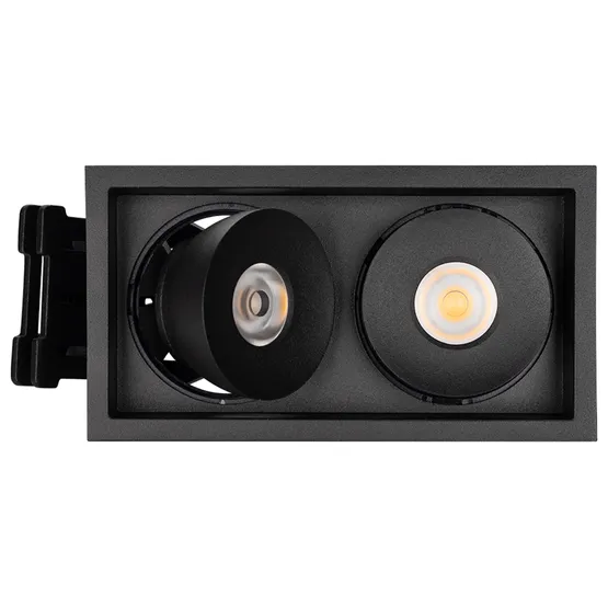Фото #4 товара Светильник CL-SIMPLE-S148x80-2x9W Warm3000 (BK, 45 deg) (Arlight, IP20 Металл, 3 года)