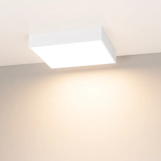Фото #2 товара Светильник SP-QUADRO-S350x350-30W Warm3000 (WH, 120 deg, 230V) (Arlight, IP40 Металл, 3 года)