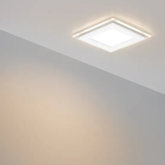 Фото #5 товара Светодиодная панель LT-S200x200WH 16W Warm White 120deg (Arlight, IP40 Металл, 3 года)