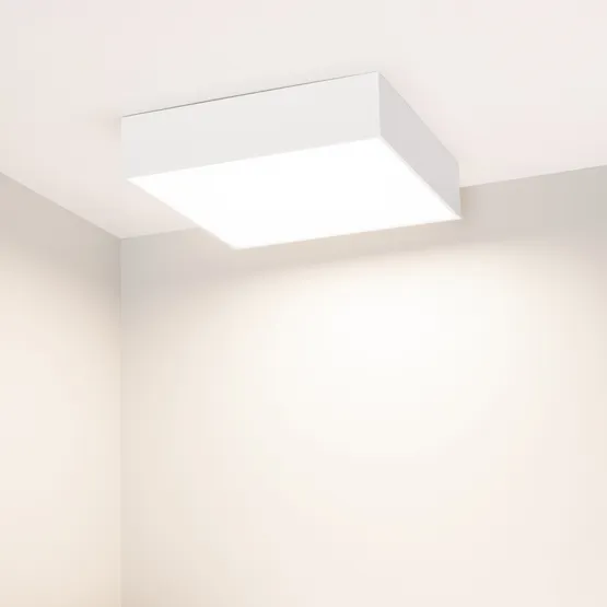 Фото #3 товара Светильник SP-QUADRO-S250x250-25W Day4000 (WH, 120 deg, 230V) (Arlight, IP40 Металл, 3 года)