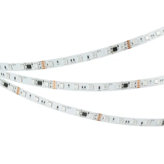 Фото #4 товара Светодиодная лента DMX-B60-10mm 24V RGB-PX6 (14 W/m, IP20, 5m) (Arlight, -)