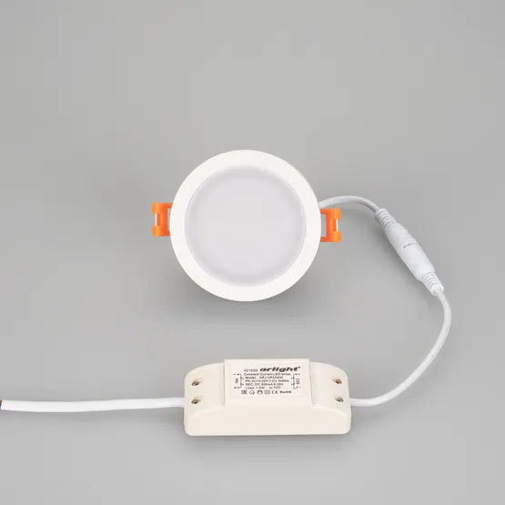 Фото #2 товара Светодиодная панель LTD-85SOL-5W Warm White (Arlight, IP44 Пластик, 3 года)