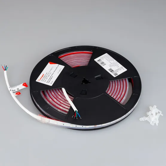 Фото #4 товара Светодиодная лента герметичная RTW-PS-B30-13mm 12V RGB (7.2 W/m, IP67, 5060, 5m) (Arlight, -)