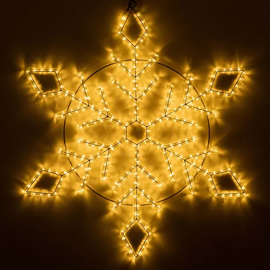 Фото #1 товара Фигура светодиодная ARD-SNOWFLAKE-M9-900x900-360LED Warm (230V, 22W) (Ardecoled, IP65, 1 год)