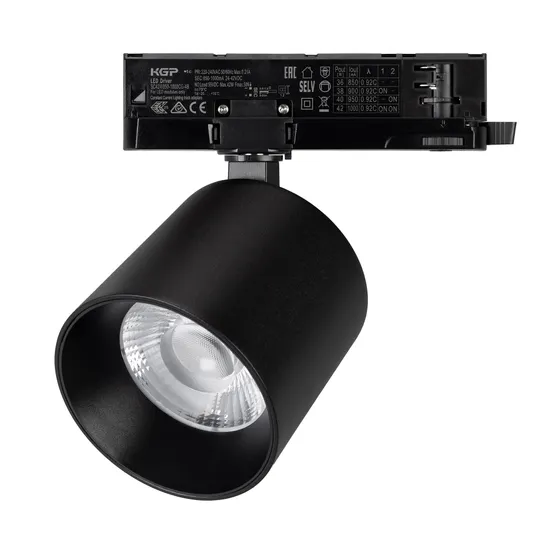 Фото #1 товара Светильник LGD-DYKE-4TR-R100-36W Warm3000 (BK, 38 deg, 230V) (Arlight, IP20 Металл, 5 лет)