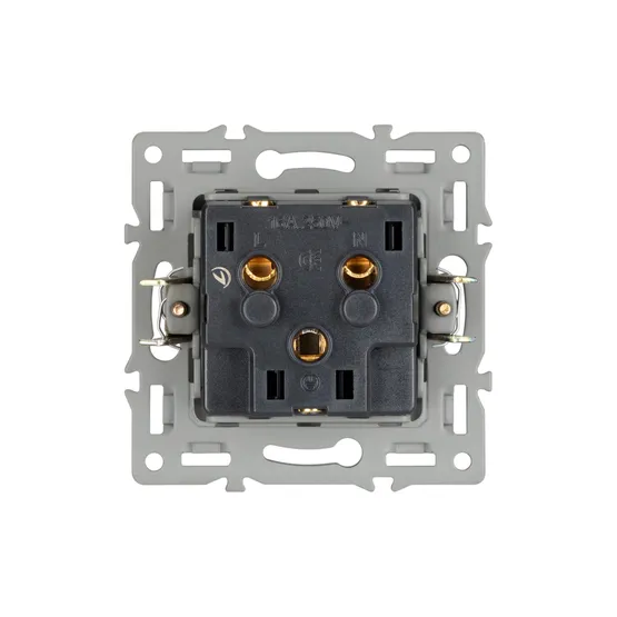 Фото #2 товара Механизм розетки влагозащищённый SCT-MCP-PL-BK (250V, 16A) (Arlight, -)