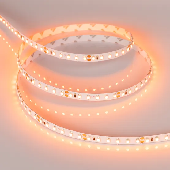 Фото #2 товара Светодиодная лента RT 2-5000 24V Orange 2x (3528, 600 LED, LUX) (Arlight, 9.6 Вт/м, IP20)