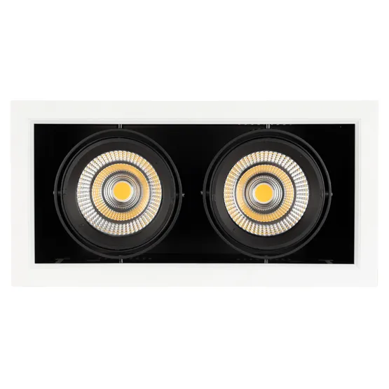 Фото #6 товара Светильник CL-KARDAN-S375x190-2x25W White6000 (WH-BK, 30 deg) (Arlight, IP20 Металл, 3 года)