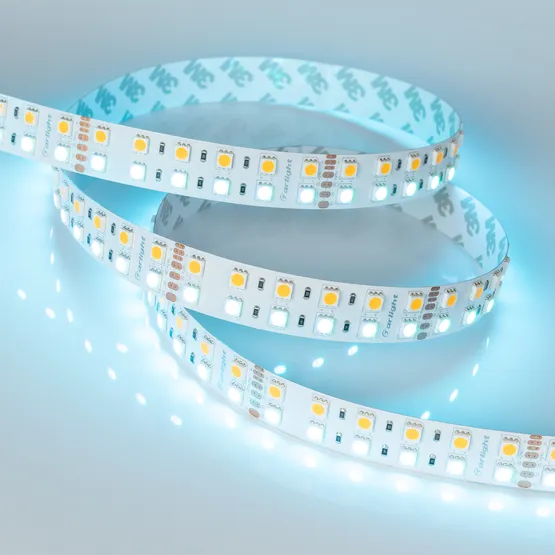 Фото #6 товара Светодиодная лента RT-B144-19mm 24V RGBW-Warm (32 W/m, IP20, 5060, 5m) (Arlight, Открытый)