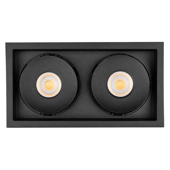 Фото #6 товара Светильник CL-SIMPLE-S148x80-2x9W Warm3000 (BK, 45 deg) (Arlight, IP20 Металл, 3 года)