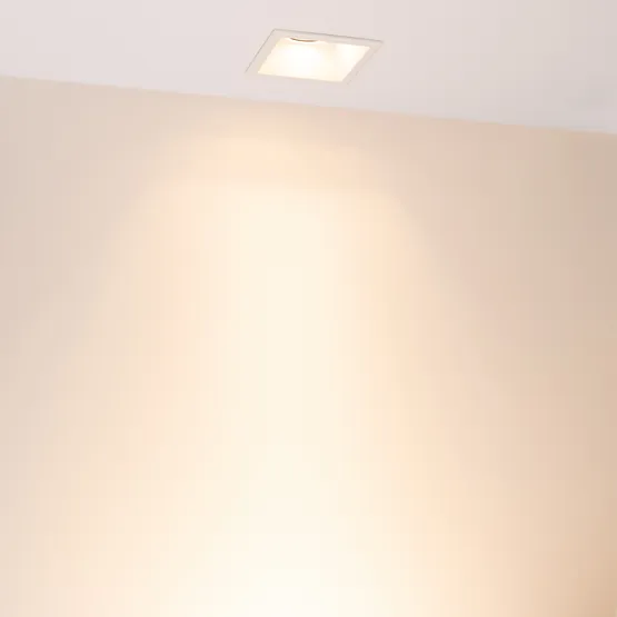 Фото #6 товара Светильник MS-FLOW-BUILT-S85x85-6W Warm3000 (BK, 38 deg, 230V) (Arlight, IP20 Металл, 5 лет)