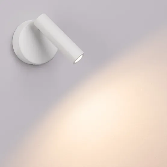 Фото #2 товара Светильник SP-BED-NB-R90-3W Warm3000 (WH, 20 deg, 230V) (Arlight, IP20 Металл, 3 года)