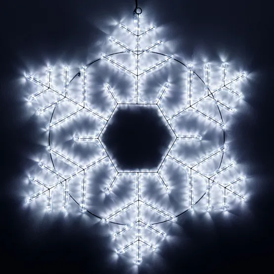 Фото #1 товара Фигура светодиодная ARD-SNOWFLAKE-M10-1000x900-504LED White (230V, 31W) (Ardecoled, IP65, 1 год)