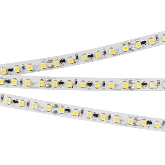 Фото #1 товара Светодиодная лента RT-10000 24V White5500 2x (3528, 120 LED/m, 10m) (Arlight, 9.6 Вт/м, IP20)
