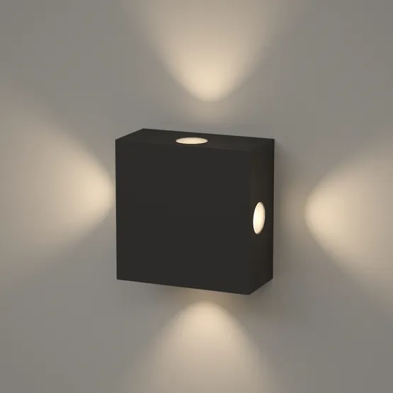 Фото #3 товара Светильник LGD-Wall-Quad-76G-8W Warm White (Arlight, IP54 Металл, 1 год)