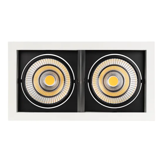 Фото #4 товара Светильник CL-KARDAN-S283x152-2x25W Warm3000 (WH-BK, 30 deg) (Arlight, IP20 Металл, 3 года)