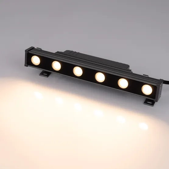 Фото #3 товара Линейный прожектор AR-LINE-300-6W Warm2700 (GR, 15 deg, 230V) (Arlight, IP65 Металл, 3 года)