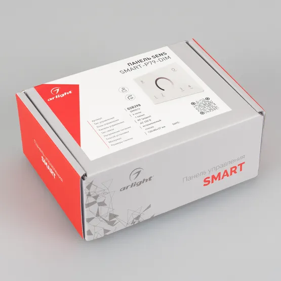 Фото #3 товара Панель Sens SMART-P79-DIM White (230V, 4 зоны, 2.4G) (Arlight, IP20 Пластик, 5 лет)