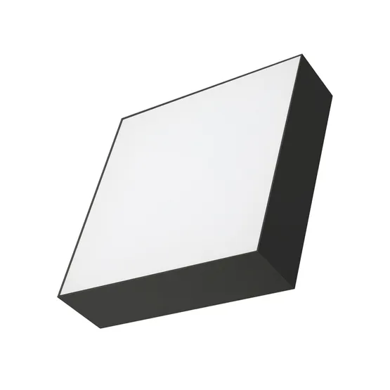 Фото #1 товара Светильник SP-QUADRO-S220x220-27W Warm3000 (BK, 120 deg, 230V) (Arlight, IP40 Металл, 3 года)