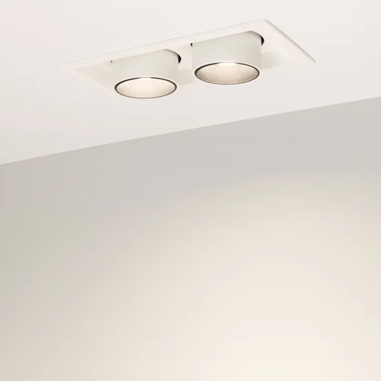 Фото #4 товара Светильник LTD-PULL-S110x210-2x10W Day4000 (WH, 24 deg, 230V) (Arlight, IP20 Металл, 5 лет)