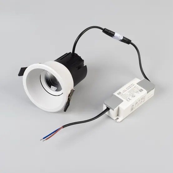 Фото #4 товара Светильник MS-FLOW-BUILT-R85-12W Day4000 (WH, 38 deg, 230V) (Arlight, IP20 Металл, 5 лет)