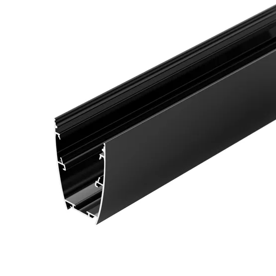 Фото #6 товара Профиль LINE-5075-U-HONEYCOMB-2000 BLACK (Arlight, Алюминий)