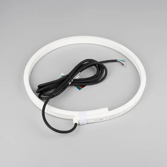 Фото #6 товара Светодиодная лента герметичная NOVA-SIDE-PU-B84-12x20mm 24V RGB-Day (15 W/m, IP68, 1m, wire x1) (Arlight, Полиуретан)
