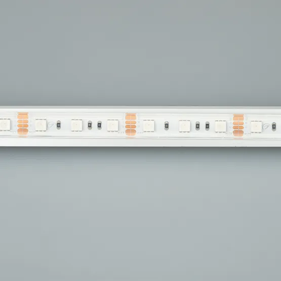 Фото #2 товара Светодиодная лента RTW 2-5000PS 12V RGB 2x (5060, 300 LED, LUX) (Arlight, 14.4 Вт/м, IP67)