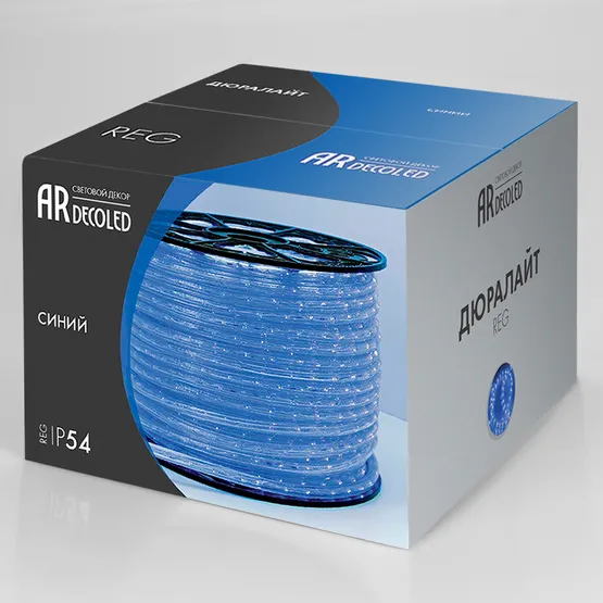 Фото #2 товара Дюралайт ARD-REG-LIVE Blue (220V, 24 LED/m, 100m) (Ardecoled, Закрытый)