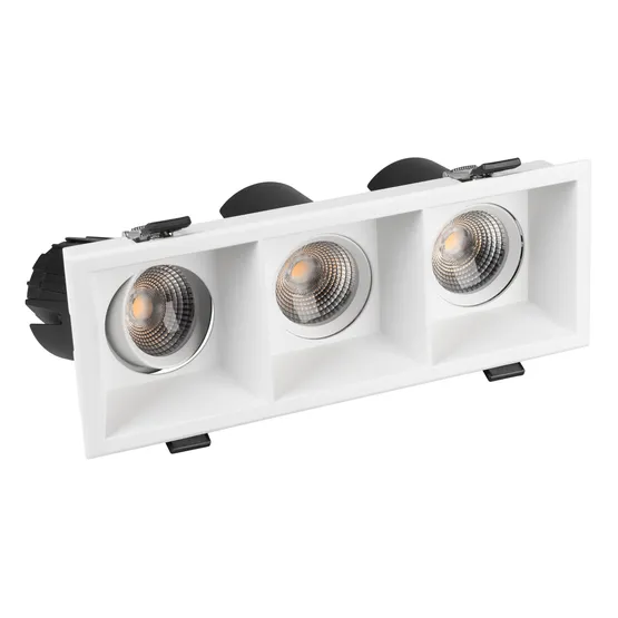 Фото #6 товара Светильник MS-FLOW-BUILT-S230x85-3x6W Day4000 (WH, 38 deg, 230V) (Arlight, IP20 Металл, 5 лет)