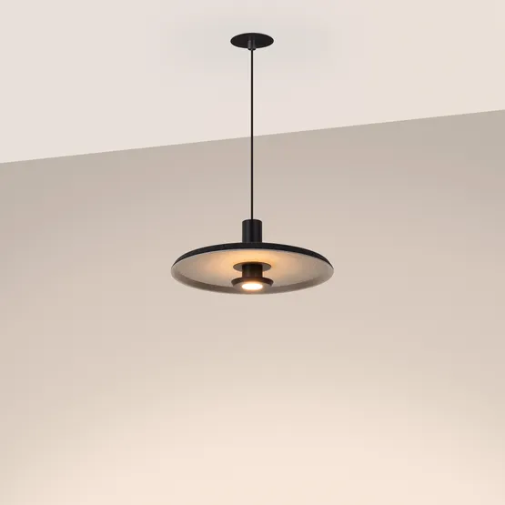 Фото #5 товара Светильник SP-KOTARO-R350-12W Warm3000 (BK-GR, 36 deg, 230V, TRIAC) (Arlight, IP20 Фетр, 3 года)