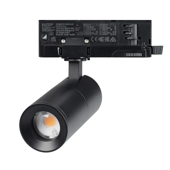 Фото #1 товара Светильник LGD-ARTEMIS-TRACK-4TR-R55-12W Warm2700 (BK, 8-80 deg, 230V) (Arlight, IP20 Металл, 5 лет)