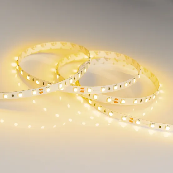Фото #2 товара Светодиодная лента RT 2-5000 24V Yellow 2x (5060, 300 LED, LUX) (Arlight, 14.4 Вт/м, IP20)