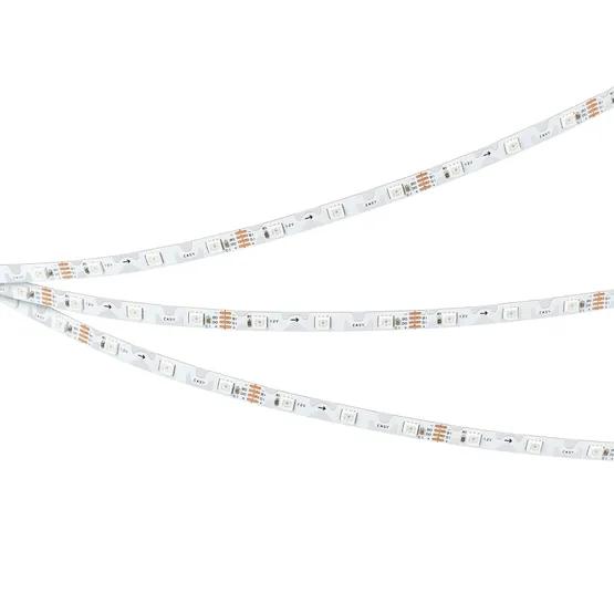 Фото #2 товара Светодиодная лента SPI-RZ-F60-6mm 12V RGB-PX1-BPT (7 W/m, IP20, 3535, 5m) (Arlight, -)