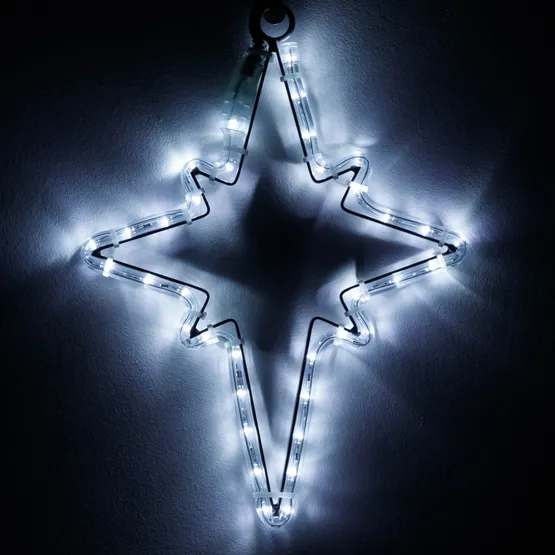 Фото #1 товара Фигура cветодиодная ARD-STAR-M3-380x250-36LED White (230V, 2.5W) (Ardecoled, IP65, 1 год)