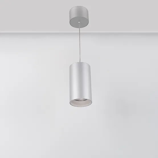 Фото #5 товара Светильник подвесной SP-POLO-R85-2-15W Day White 40deg (Silver, White Ring) (Arlight, IP20 Металл, 3 года)