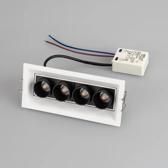Фото #3 товара Светильник MS-ORIENT-BUILT-TURN-TC-S67x150-10W Warm3000 (WH-BK, 30 deg, 230V) (Arlight, IP20 Металл, 5 лет)