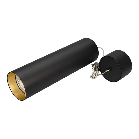Фото #1 товара Светильник SP-POLO-HANG-LONG300-R85-15W Warm3000 (BK-GD, 40 deg) (Arlight, IP20 Металл, 3 года)