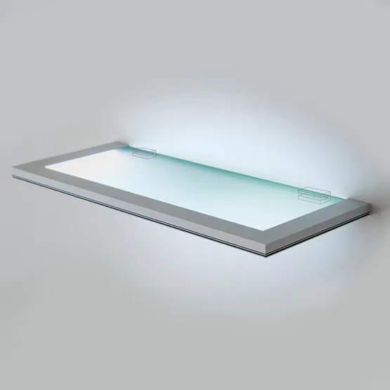 Фото #3 товара Профиль KLUS-GLASS-810-2000 ANOD (Arlight, Алюминий)
