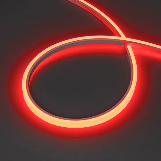 Фото #7 товара Светодиодная лента герметичная WAVE-TOP-PU-H120-10x10mm 24V RGB (10 W/m, IP68, 1m, wire x1) (Arlight, Вывод боковой, 3 года)