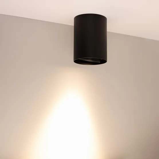 Фото #2 товара Светильник SP-FOCUS-R110-18W Warm3000 (BK, 36 deg, 230V) (Arlight, IP54 Металл, 5 лет)