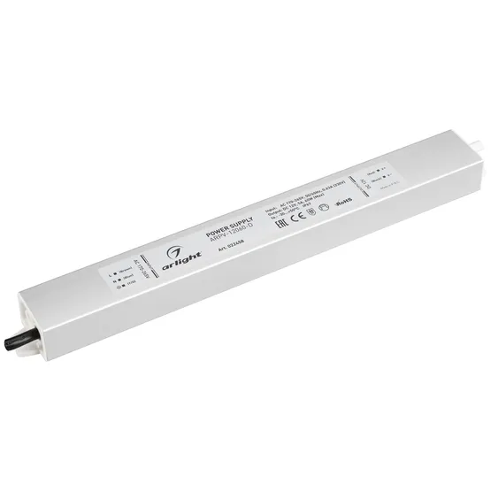 Фото #1 товара Блок питания ARPV-12060-D (12V, 5A, 60W) (Arlight, IP67 Металл, 3 года)