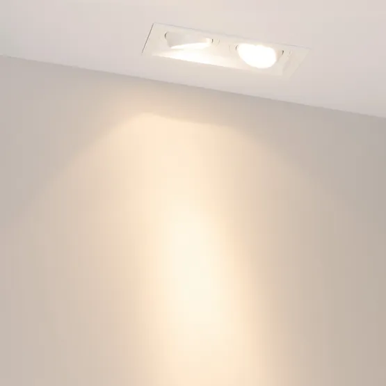 Фото #6 товара Светильник MS-VORTEX-BUILT-S170x90-2x12W Warm3000 (WH-WH, 20 deg, 230V) (Arlight, IP20 Металл, 5 лет)