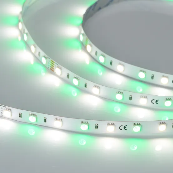 Фото #5 товара Светодиодная лента RT-B60-10mm 24V RGBW-Day (14.4 W/m, IP20, 5060, 5m) (Arlight, Открытый)