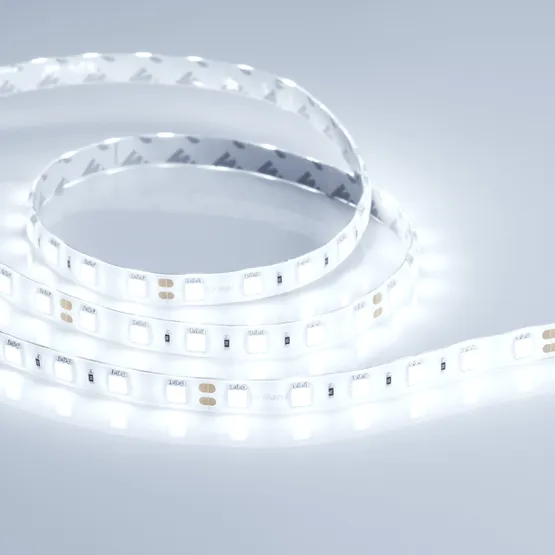 Фото #4 товара Светодиодная лента RTW 2-5000SE 24V Cool 2x (5060, 300 LED, LUX) (Arlight, 14.4 Вт/м, IP65)