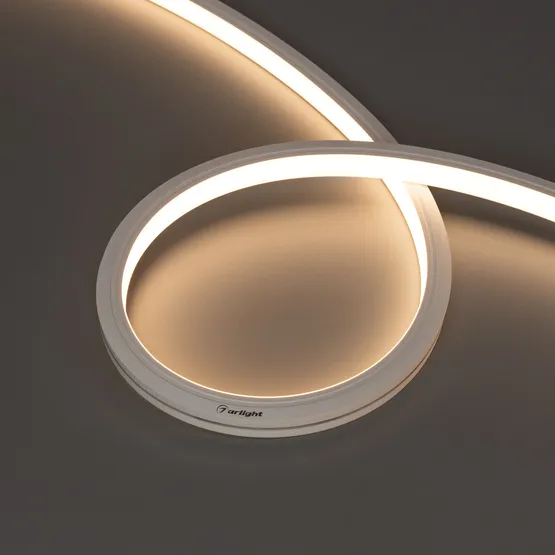Фото #1 товара Светодиодная лента герметичная MOONLIGHT-TOP-A140-13x12mm 24V Warm3000 (9.6 W/m, IP67, 2835, 0.5m) (Arlight, Образец)